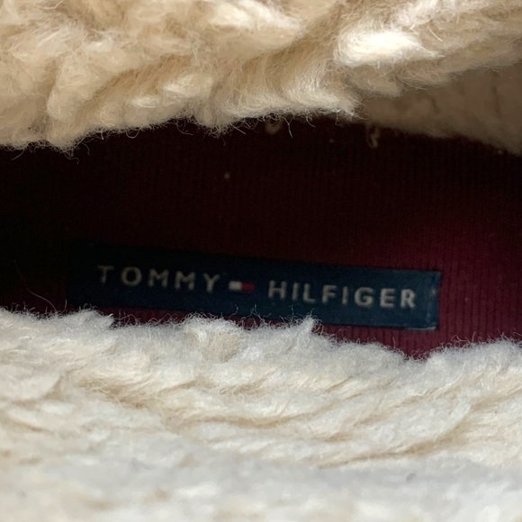 TOMMY HILFIGER Tan Suede Wedge Lace up Boots - Picture 3 of 10